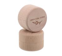 GARIOUANS 2 Piezas Caja Conmemorativa de Madera para Bebés Recipiente para Primer Diente y Cabello Almacenamiento de Recuerdos para Bautizo y Shower Caja Personalizable de Haya