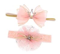 GARIOUANS 2 piezas Diadema Niña Niña Unidades Banda Elástica para Recién Nacidos Accesorio Cómodo para Fotos y Regalo de Shower