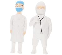 GARIOUANS 2 Piezas Figuritas Miniatura Médicos Figuras Pequeñas para Casas de Muñecas Modelos Humanos para Paisajes y Microescenarios Decoración Realista Compacta