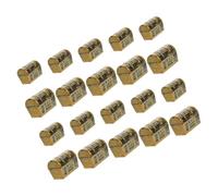 GARIOUANS 20 Piezas Cofre del Tesoro Pirata Modelo de Mini Cofre para Halloween Fiestas Decoración de Juguete de Fiesta