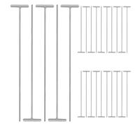 GARIOUANS 25 Piezas Barras T para Puertas de Varillas Metálicas Unidireccionales para Jaulas de Aves Repuestos para Entrada y Mantenimiento de Palomares