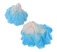GARIOUANS 2piezas Adornos Micropaisajísticos De Iceberg para Acuario Decoración De Montañas para Pecera para Jardín Hogar Decoración De Interiores