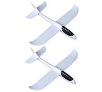 GARIOUANS 2piezas Juguetes De Avión De Espuma para Lanzar De Aviones De Mano para Creativo para Día del Niño Manualidades para Fomentar La Imaginación Interacción Familiar