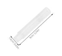 GARIOUANS 30 Piezas Transparente Water Soluble Chalk Holder Manga de Plástico para Profesores Estudiantes Aula Oficina y Exteriores