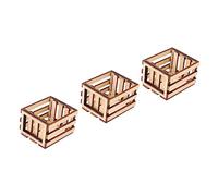 GARIOUANS 3piezas Cestas Almacenaje Mini Contenedores Decoración Miniatura Hogar