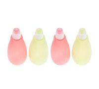 GARIOUANS 4 Piezas Bidé Portátil para Ñiño 350 Ml 4 Unidades (2 Verde 2 Rosa) Rociador Suave para Limpiar Trasero, Material PP Seguro, Adecuado para Recién Nacidos y Cuidado en Cambio de