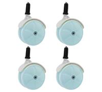 GARIOUANS 4 Piezas Caminador para Bebés Ruedas Giratorias Flexibles y Altura Ajustable, Fabricado en Plástico Resistente para Bebés y Pequeños