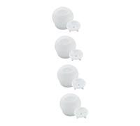 GARIOUANS 4 Piezas Molde de Silicona para Tarros de Almacenamiento Diy Molde Antiadherente para Joyería y Adornos Recipiente con Tapa para Manualidades Resina