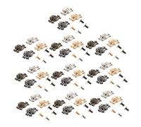 GARIOUANS 40 Juegos Punk Skull Rivets Leather Craft Bag Spikes Accessories DIY Crafting Kit For Jackets Shoes Studs