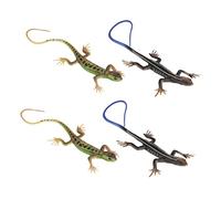 GARIOUANS 4piezas Figuritas De Lagarto Realistas Animales Falsos para Decoración De Jardín y Juguete Educativo
