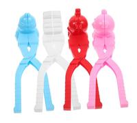 GARIOUANS 4piezas Moldes Portátiles para Niño Niña para Hacer Bolas De Nieve Pinzas Ligeras y Ergonómicas para Aire Invierno De Juguetes De Nieve para Niño Niña