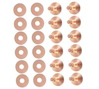 GARIOUANS 50 juegos Remaches Tubulares de Metal para Cuero DIY Kit para Manualidades Maletas Sofás y Bolsos Duraderos Bordes Suaves