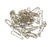 GARIOUANS 50 Piezas Pzas Alfileres de Seguridad con Agujeros Broches Reutilizables de Aleación para Manualidades Fijación de Ropa DIY Accesorios