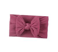 GARIOUANS 5piezas Diademas Lazo de Nailon Textura de Jacquard Morado Morado Taro y Rosado para Tocados de Accesorio Cabeza