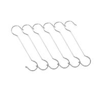 GARIOUANS 6 piezas Ganchos S para Colgar Plantas y Comederos de Pájaros Acero Inoxidable Resistente para Jardín y Exterior Fácil de Limpiar y Almacenar