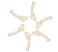 GARIOUANS 6 Piezas Repuestos de Mecanismo de Control de de de Ganchos para Varita de Accesorios para Instalación Ventanas Color Beige