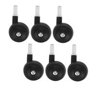 GARIOUANS 6 Piezas Stroller Wheels Replacement Silent Swivel Casters For Front Back Wear-resistant Rollers With -in Installation For Walkers And High Chairs