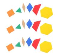 GARIOUANS 64 piezas Bloques de Espuma EVA para Geométricas Coloridas para Seguro y Aprendizaje Stem Preescolar y Aula
