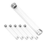 GARIOUANS 6piezas Estuche Transparente para Lápices Portalápices De Acrílico Caja De Obsequio para Bolígrafos para Organizar Suministros De Oficina Escritorio o Despacho