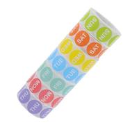 GARIOUANS 7 Rollos Etiquetas Adhesivas de Días Colores Diferenciados Pegatinas Autoadhesivas para Gestión de Inventarios y Organización Diaria