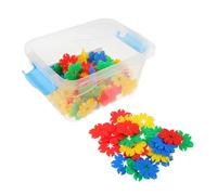 GARIOUANS 70piezas Bloques De Construcción Educativos para Juguete De Plástico Forma De para Juego Imaginativo y Aprendizaje Colaborativo