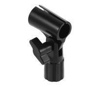 GARIOUANS Abrazadera Ajustable para Micrófono de 17-25 Mm Adaptador de Rosca 3/8, Soporte para Micrófono de Condensador y Clip Portátil para Entrevistas y Grabación Profesional