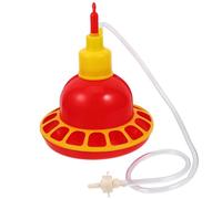 GARIOUANS Alimentador Automático de Agua Diseño Redondo para Aves de Corral Material PP Resistente y Duradero Adecuado para Palomas en Zoológicos y Tiendas de Mascotas