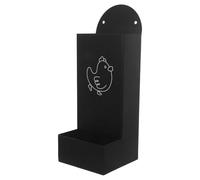 GARIOUANS Alimentador para Pollos de Hierro Negro Áreas Separadas para Concha de Ostra y Arena, Fácil Limpieza y Compatible Todos los Tipos de Gallineros