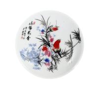 GARIOUANS Almohadilla de Tinta Roja para Pintura y Caligrafía, Diámetro 7 CM, Pasta en Contenedor para Mejor Conservación, Reutilizable, para Tallado de Sellos y Arte Tradicional, Uso en