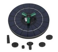 GARIOUANS Bomba de Fuente Solar con Luz LED y Diseño Flotante para Jardín Patio Estanque y Piscina Protección contra de Agua Panel Solar Mejorado para Decoración de Exteriores