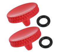 GARIOUANS Botón Disparador Cámara y Función Silenciosa 2piezas Diseño Elegante de Aleación de Aluminio Goma para Minimizar Vibraciones en Fotografía