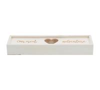 GARIOUANS Caja Elegante De Madera Para Test De Embarazo Con Tapa Para Anuncios Celebraciones y Showers