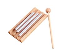 GARIOUANS Campanas de Mesa de Tonos para Instrumento de Percusión Educativo con Sonido y Base Pulida para Aula y Meditación