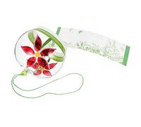 GARIOUANS Campanilla de Viento Japonesa de con Diseño Floral Rojo Colgante Decorativo Interior Campanas de Viento con Sonido para y Familiares Color Aleatorio Color Aleatorio