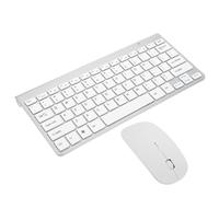 GARIOUANS Combo de Teclado y Ratón Inalámbricos GHz Diseño Ultrafino y Silencioso Plug and Play para Portátil y PC de Energía y Respuesta Rápida