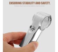 GARIOUANS Conector y Abrazadera de Tubería Metálica para Invernadero 2 Piezas 2.75 Pulgadas Clip de Fijación Rápida para Sistemas de Riego y Cultivo en Invernaderos