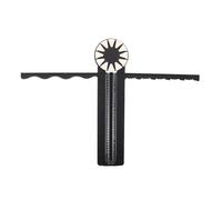 GARIOUANS Cortadora de Papel Manual Multifuncional Negra con Bordes Rectos, Ondulados y Punteados, Herramienta de Corte para Álbumes de Recortes y Scrapbooking, Portátil para Manualidades