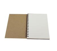 GARIOUANS Cuaderno de Dibujo Vintage con Encuadernación y Tapa de Kraft Libreta para Escritura Dibujo y Planeación Páginas Resistentes y Perforadas para Estudiantes y Oficina