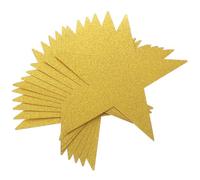 GARIOUANS de Estrellas Doradas 24piezas Decoraciones de Estrellas Doble Cara para Manualidades Decoración para Aulas y Fiestas para Tablones de Anuncios