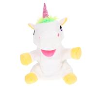 GARIOUANS de Mano de Unicornio de Peluche para Muñeco de Animales Cartoon para Educativo Suave y Realista
