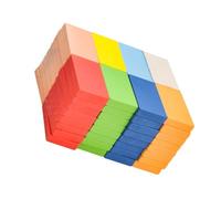 GARIOUANS Dominó de Madera XL Kit de Bloques Construcción para Juguete Educativo para Coordinación y Familia