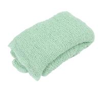 GARIOUANS Envoltura Elástica para Recién Nacido de Algodón Decorativa y Accesorio Fotográfico Verde Menta y Transpirable para Sesiones de Fotos y Envoltura