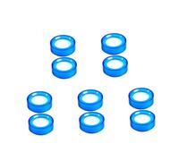 GARIOUANS Esponjas Humectantes Para Dedos Con Contenedor Transparente Azul Herramienta Para Dinero Y Clasificar Billetes Fácil Absorción Y Limpieza Para Bancos Y 2 Piezas X 5