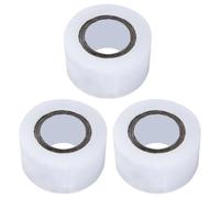 GARIOUANS Film Transparente para Envolver Verduras y Alimentos Película Autoadhesiva sin Pegamento 3 Rollos de Film PE Transparente Envoltorio Desechable para Frutas y Embalaje Higiénico