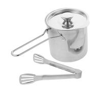 GARIOUANS Freidora Inoxidable con Mango y Filtro Olla Profunda para Cocina para Pequeñas y Doméstico