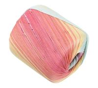 GARIOUANS Hilo Grueso de Algodón para Crochet 1 Rollo 133 M Degradado Caleidoscopio Adecuado para Tejer Bufandas Suéteres y Gorros en Otoño E Invierno