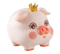 GARIOUANS Hucha Infantil Cerdito de Vinilo Alcancía Creativa para Ahorros Decoración Divertida para Niño Niña Regalo Original para Cumpleaños y Navidad