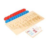 GARIOUANS Juguete Educativo de Madera para Aprender Números Tablero Cóncavo-Convexo Colores Brillantes Desarrollo Motricidad Fina y Razonamiento Lógico para Preescolar