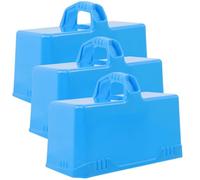 GARIOUANS Juguetes De Nieve Molde para Niños, Castillo De Arena y Bloques De Nieve, Tamaño Mediano, Plástico Resistente, Color Aleatorio, para Niños De 8 a 12 Años, Uso Al Aire Libre, Set De 3 Piezas