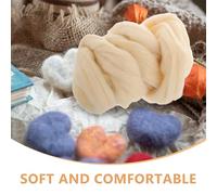 GARIOUANS Kit de Fieltro de Lana Suave Color Amarillo para Manualidades DIY Relleno de Fieltro para Proyectos Creativos Fácil de Moldear para Principiantes Artesanía